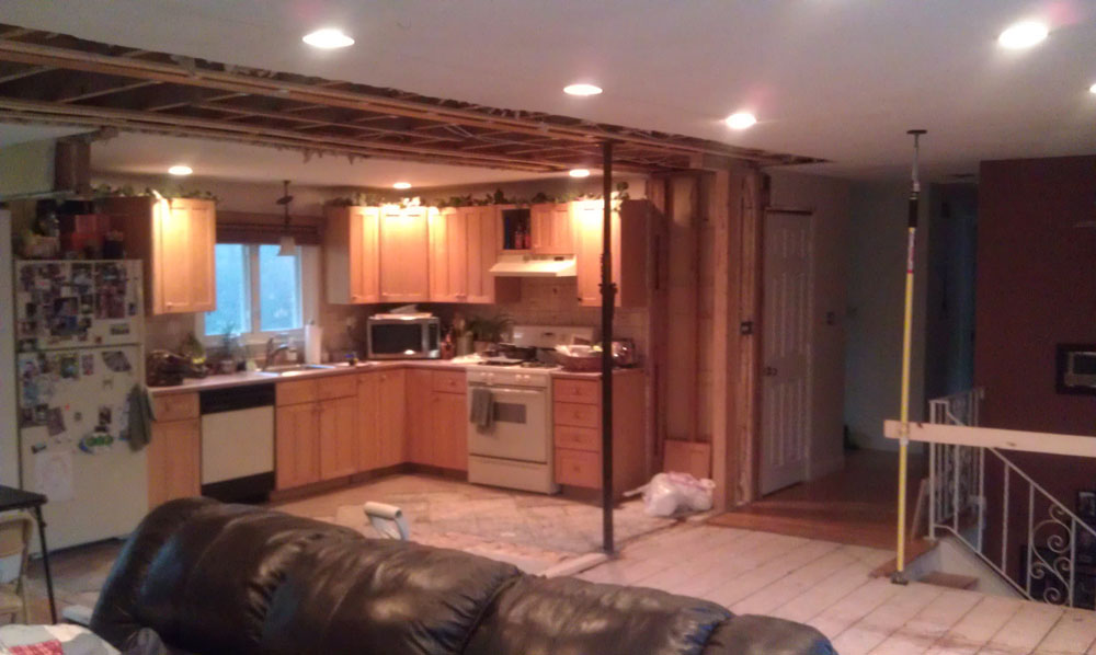 Split Level Open Floor Plan - Apex Carpentry LLC